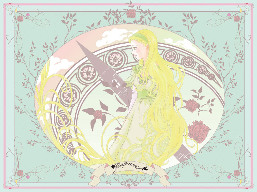 ユニーク ラプンツェル 可愛い イラスト ベストアニメ画像