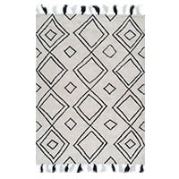 nuLOOM Lisha Moroccan Diamond Tassel Area Rug or Runner