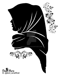 35+ trend terbaru gambar hitam putih wanita hijab