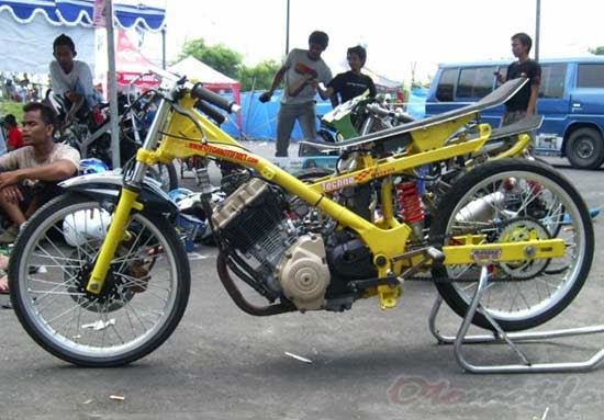 Gambar Motor Satria  Modifikasi Kumpulan Gambar Menarik