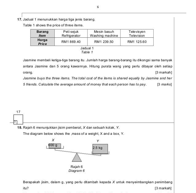 Soalan Matematik Wang Tahun 5 - Viral Blog b