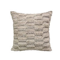 Faux fur pillow 18 inch square