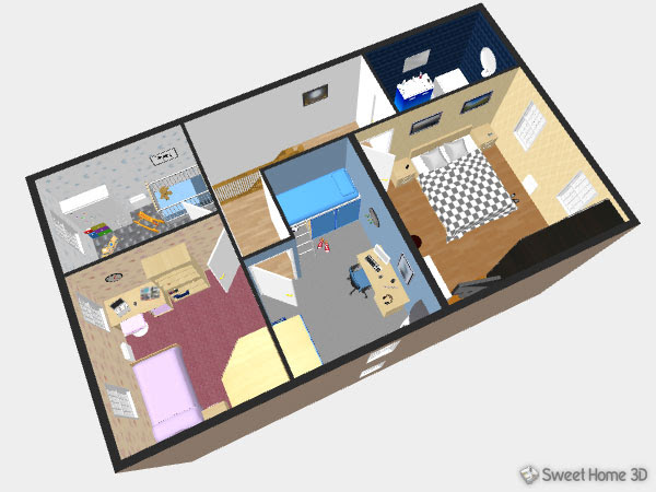 Sweet home 3d is a free interior design application that helps you draw the floor plan of your house,. Sweet Home 3d Gallery