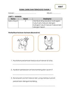 Soalan Kbat English Tahun 4 - Contoh Etc