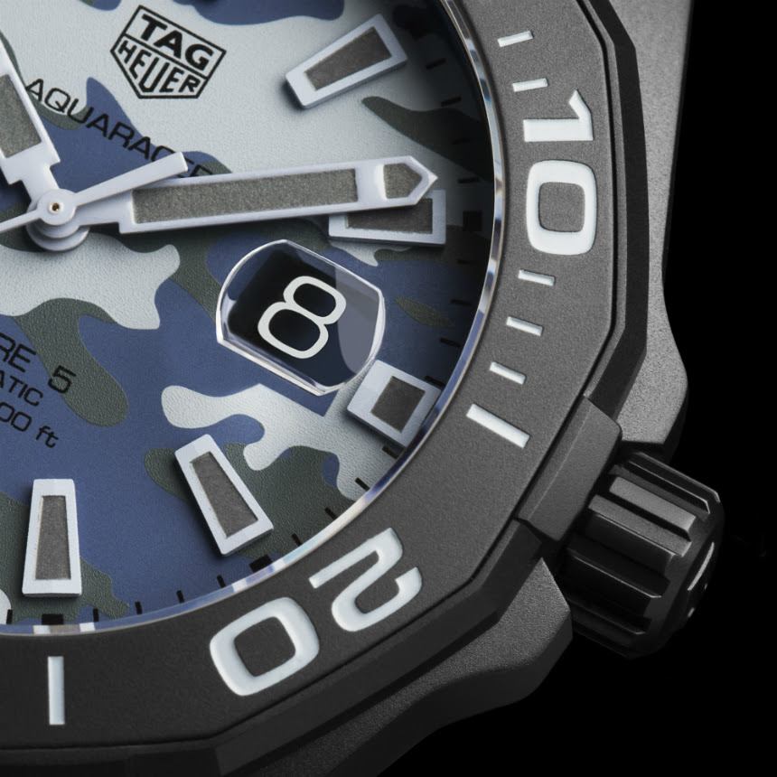 TAG Heuer Aquaracer 300 Caliber 5 Watches In Khaki & Camo Watch Releases 