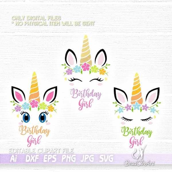 Download Download Birthday Unicorn Svg Free PNG