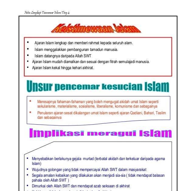 Soalan Dan Jawapan Tasawwur Islam Tingkatan 4 - Selangor j