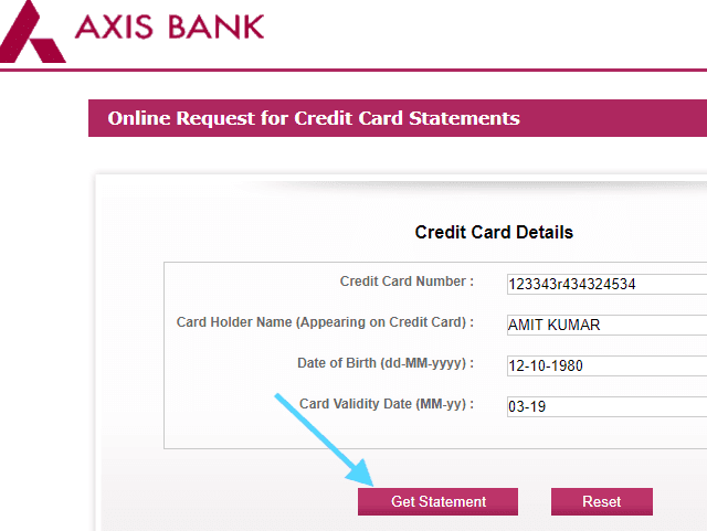 It is simple deposit scheme which can be opened with a minimum investment of rs.10, 000. How To Download Axis Bank Credit Card Statement Online