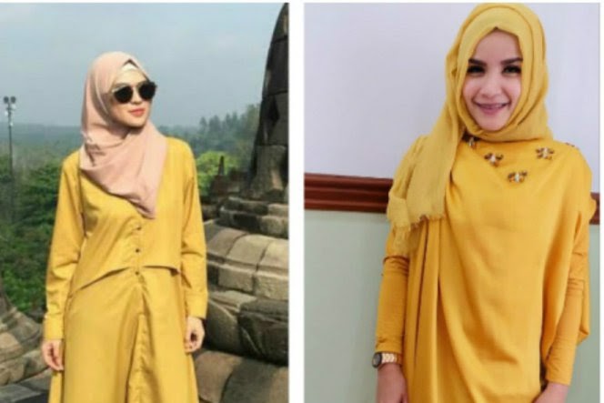 47 Kombinasi Jilbab Untuk Baju Warna Mustard