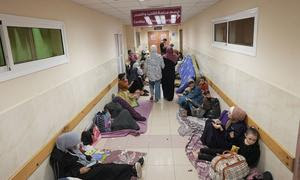 El hospital Al Shifa se está utilizando como refugio para familias desplazadas en Gaza.