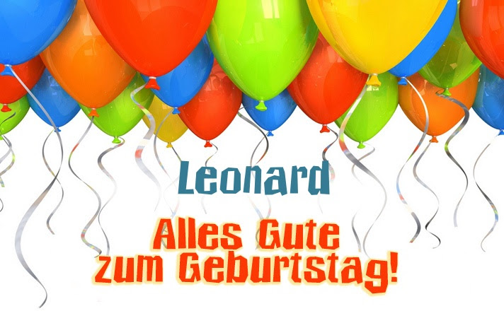 August 25 marks the 100th birthday of leonard bernstein. Bilder Geburtstagsgrusse Fur Den Namen Leonard