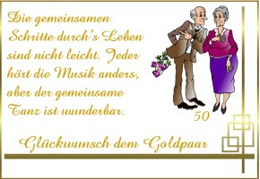 Manche zeilen und verse sind lustig, einige sehr romantisch und andere machen den. Gluckwunsche Goldene Hochzeit