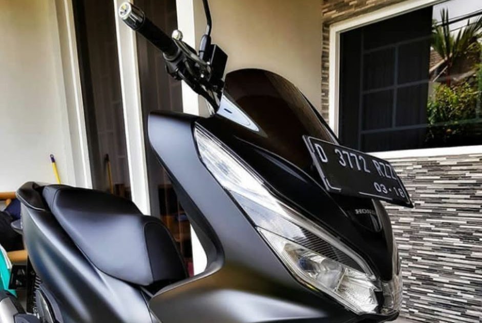 Beautifull Skotlet Hitam Doff Motor Stiker Mobil Stiker 