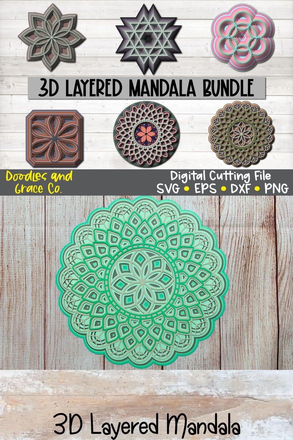 Download Layered Mandala Dragon Svg - Free Layered SVG Files