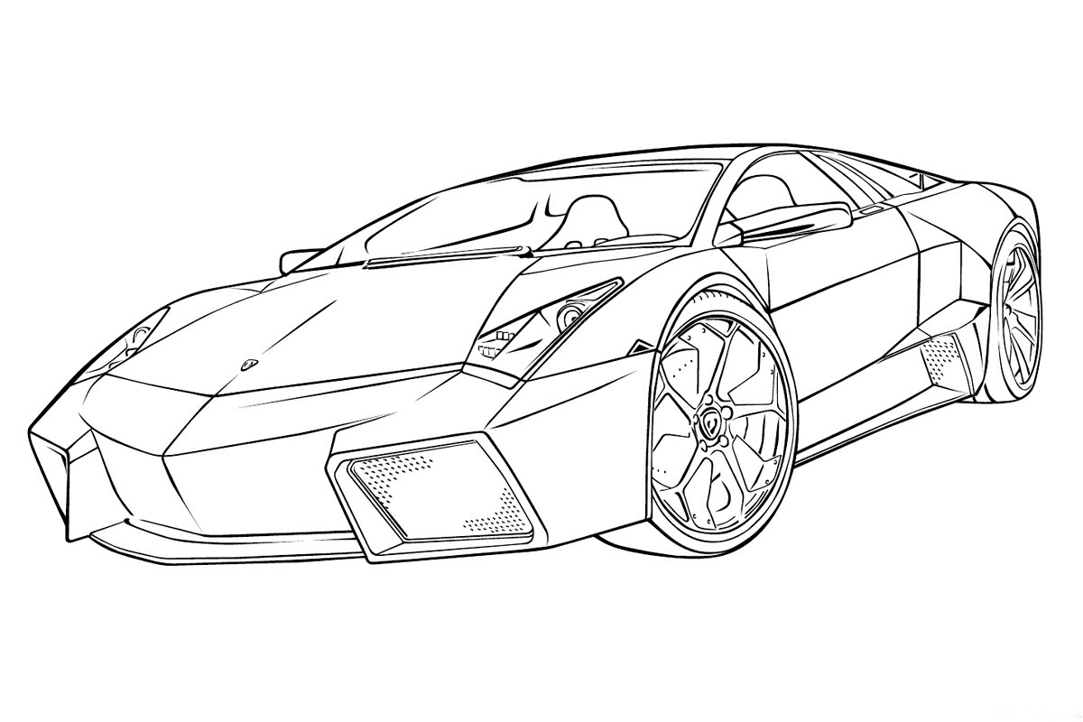 Lamborghini çizimi +boyama+3d iyi seyirler. Araba 6 Ucretsiz Boyama Resimleri