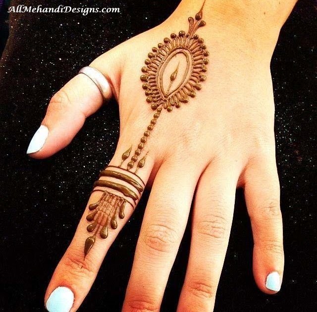 Arabic Easy  Thumb Mehndi  Design Desain  Pernikahan