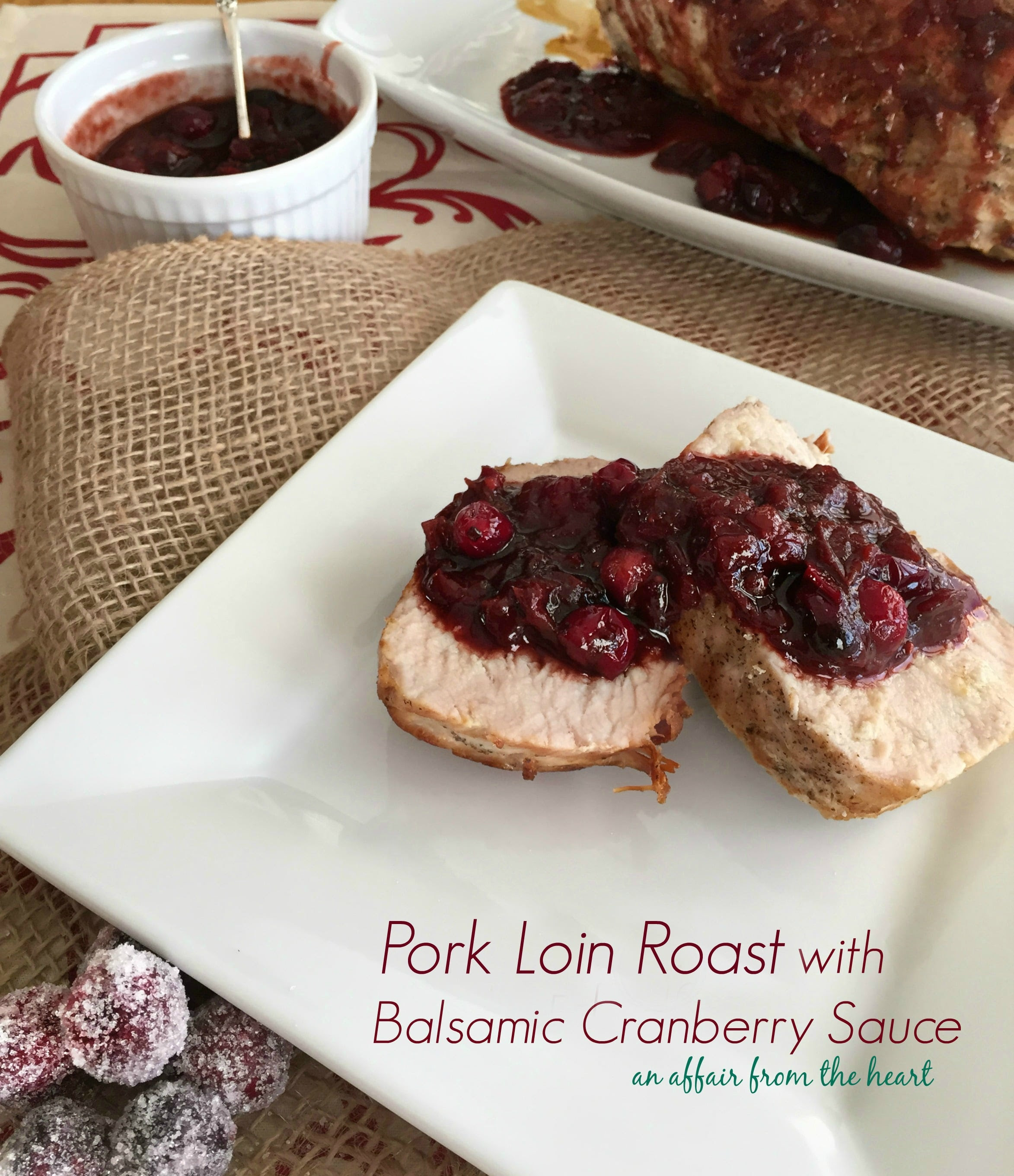 Pagesinterestthe magical slow cookervideosslow cooker cranberry pork loin. Pork Loin Roast With Balsamic Cranberry Sauce