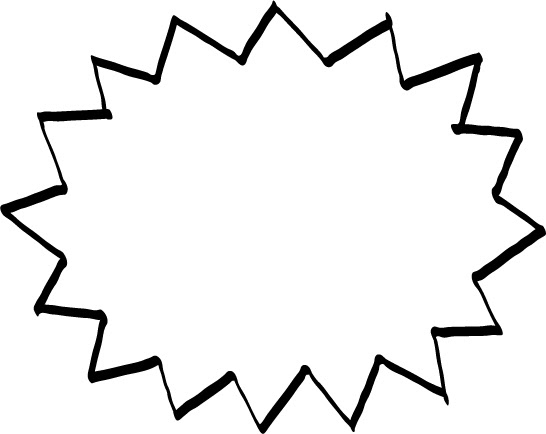 トップ100ギザギザ 吹き出し 花の画像