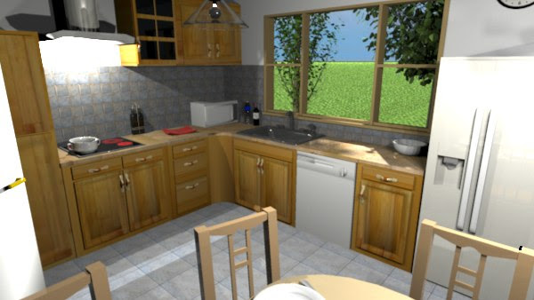 Sweet home 3d is a free interior design application that helps you draw the floor plan of your. Sweet Home 3d Forum View Thread Wooden Kitchen