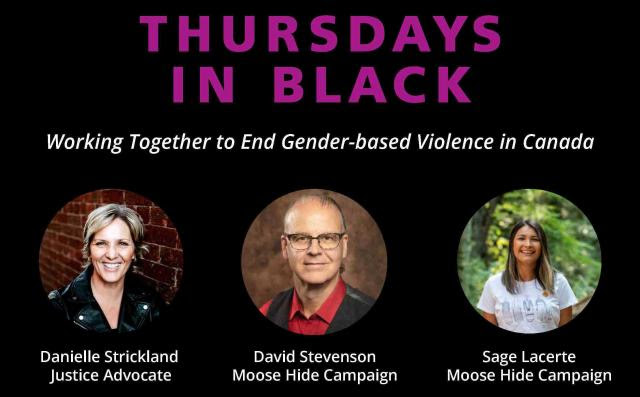 Thursdays in Black with Danielle Strickland and Sage Lacerte and David Stevenson 