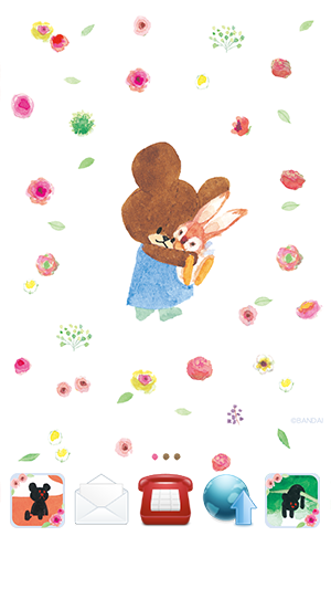 ラブリー壁紙 ジャッキー くま 最高の花の画像