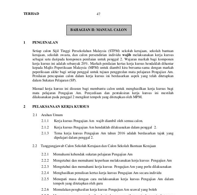 Contoh Soalan Esei Pengajian Am Penggal 1 - Soalan bw