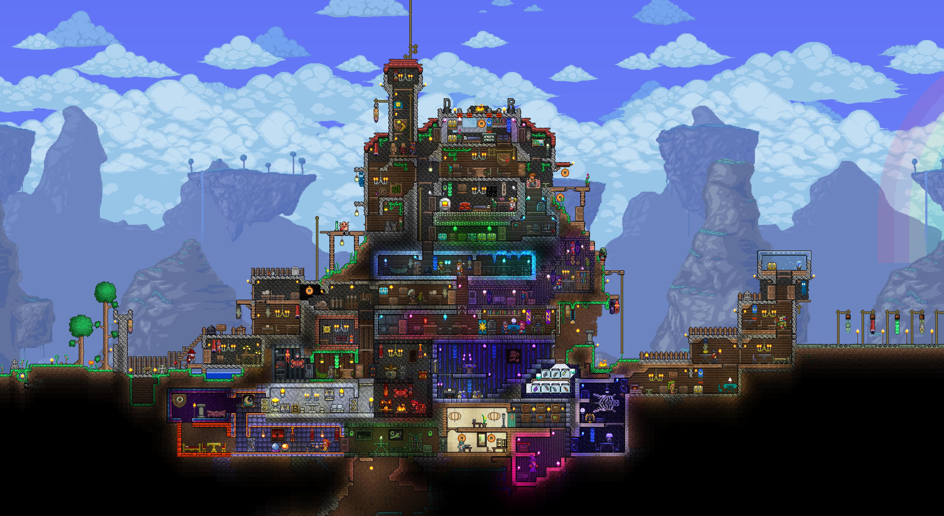 20 Elegant Terraria House Designs