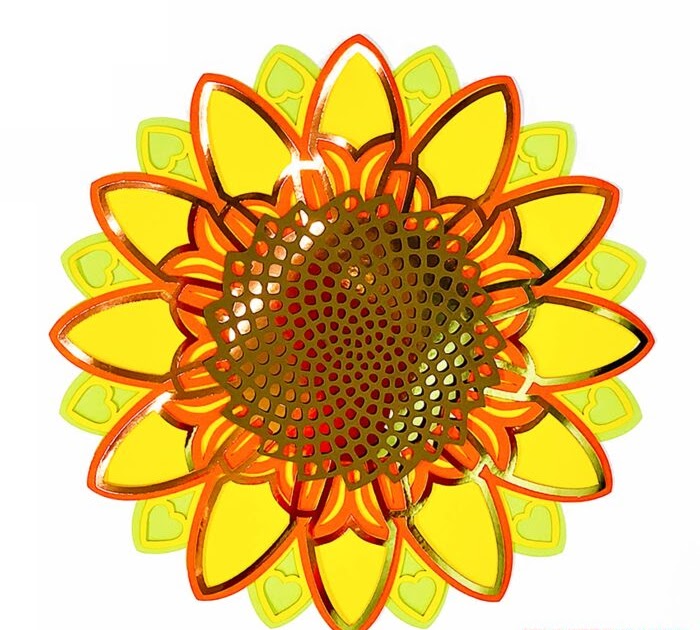Download Multi Layered Sunflower Svg Free For Cricut - Layered SVG ...