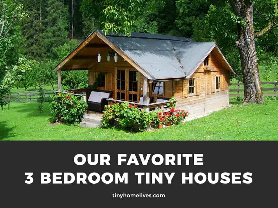 This one and a half story home design features three bedrooms and two baths in approximately 1,400 square feet; 3 Bedroom Tiny House Designs That Will Win Your Heart