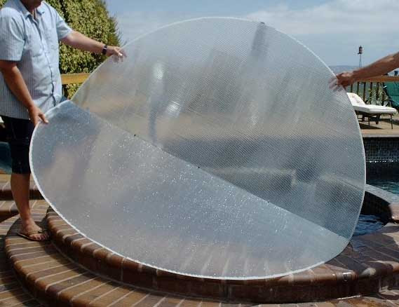With a solar cover you can keep the heat in your pool for free! Cleardome Solar Spa Water Heating Film For Hot Tubs Pools And Animal Troughs