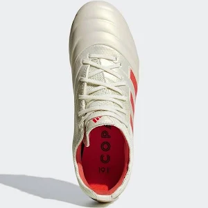 Adidas Copa 19 1 Fg Junior Firm Ground Soccer Cleats White Red 6