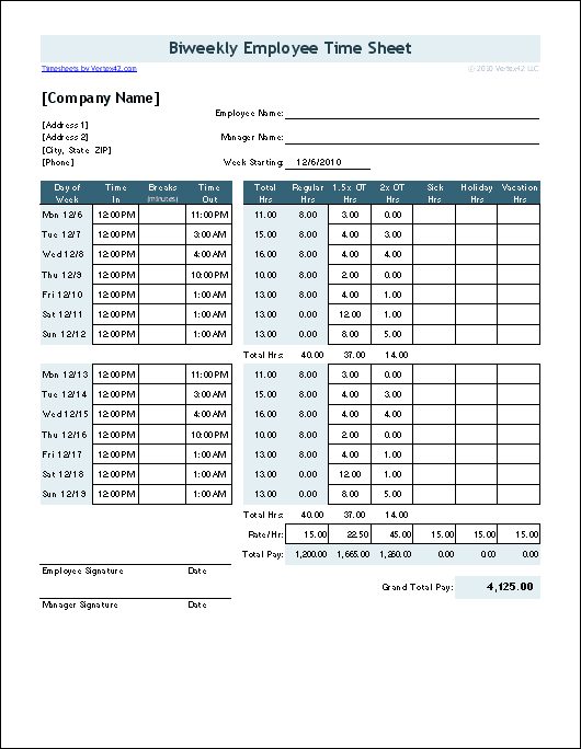 Contoh Schedule Of Daily Activity - Contoh II