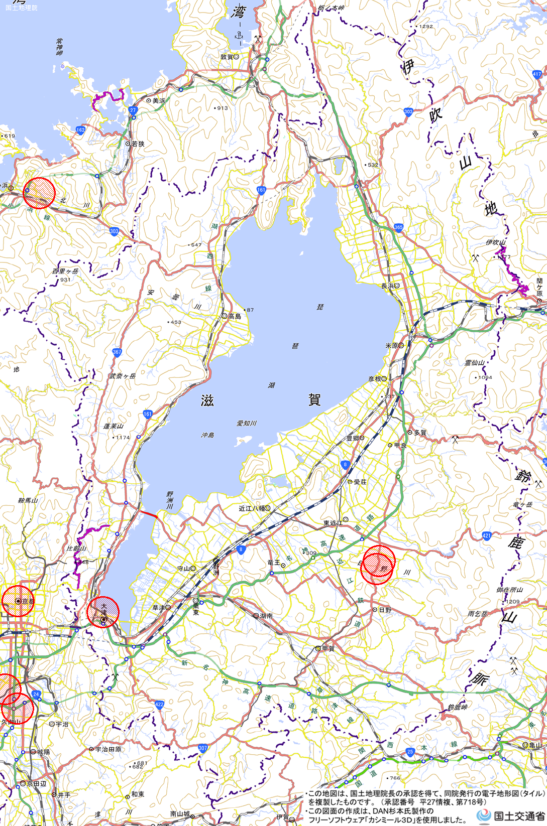 最高かつ最も包括的な滋賀 県 地図 フリー 美しい花の画像