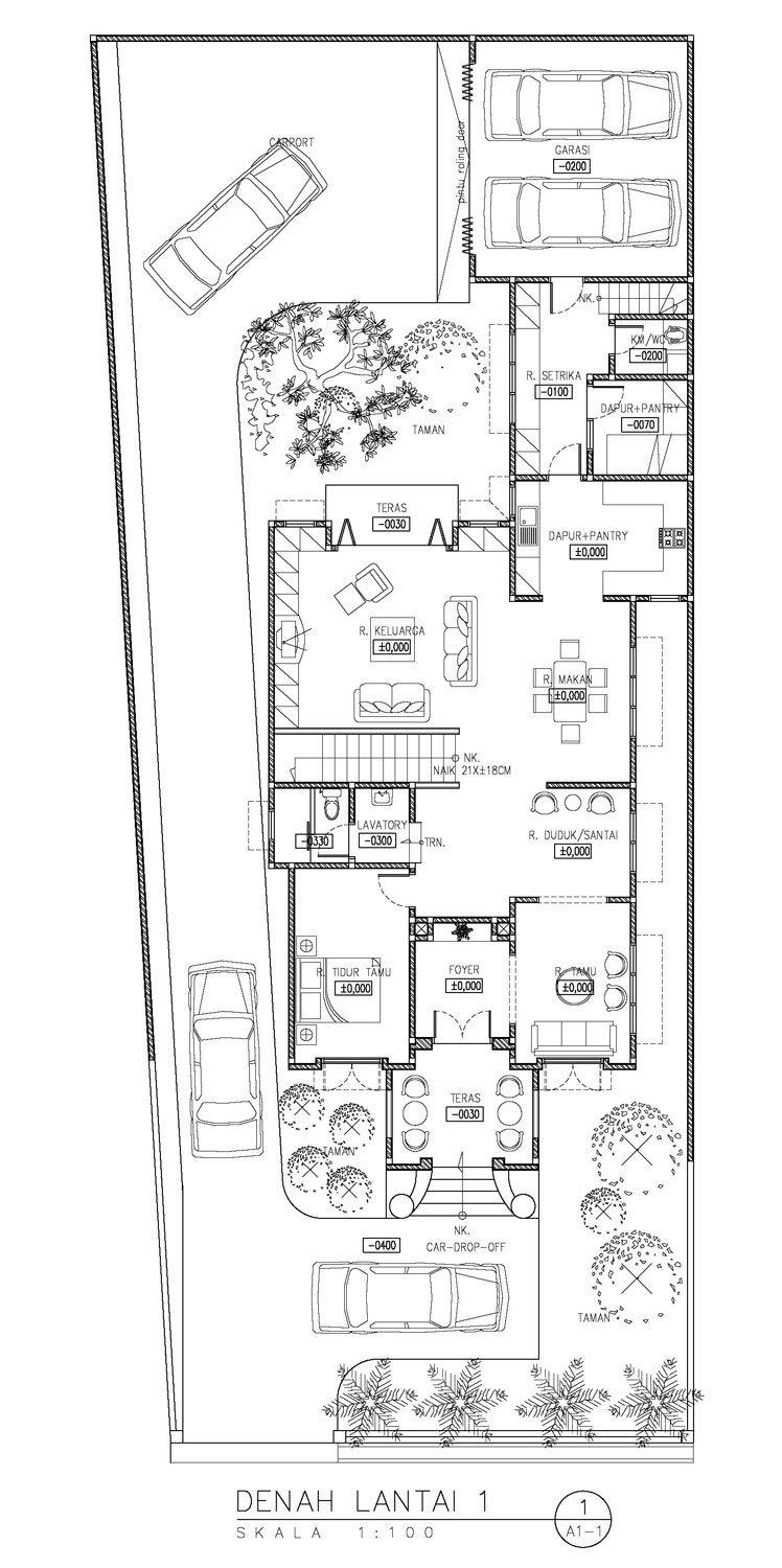 Contoh Denah Rumah Dokter Desain Rumah