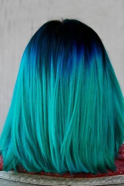 Aksesoris Warna Cat Rambut Warna Biru, Warna Cat