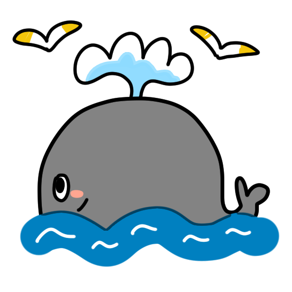 50 フリー かわいい くじら イラスト Okepictws0o