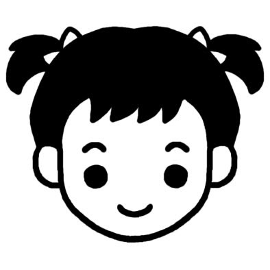 エレガント女の子 顔 イラスト 白黒 かわいいディズニー画像