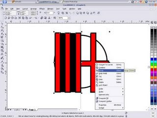 Membuat Logo AC MILAN Dengan Coreldraw