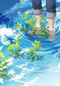 綺麗 夏 猫 イラスト 110107