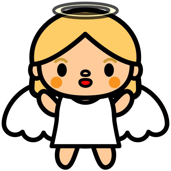かわいいディズニー画像 エレガントかわいい 天使 イラスト フリー