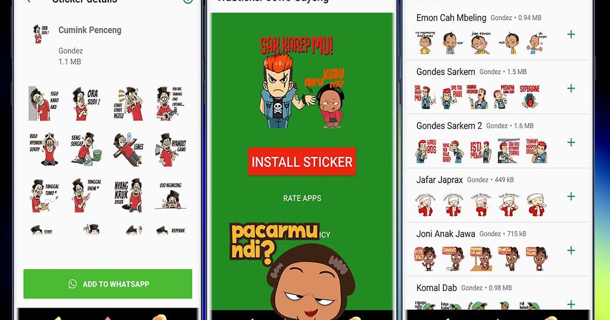 26 Gambar Download Stiker  Wa Jowo Terbaru Postwallpap3r