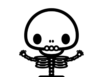 ドクロ イラスト 可愛い の最高のコレクション イラスト画像