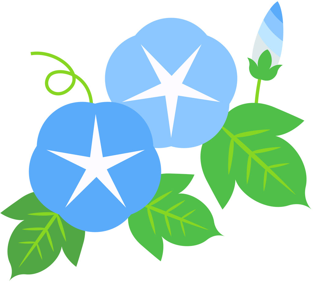 トップ100 朝顔 葉っぱ イラスト イラスト画像