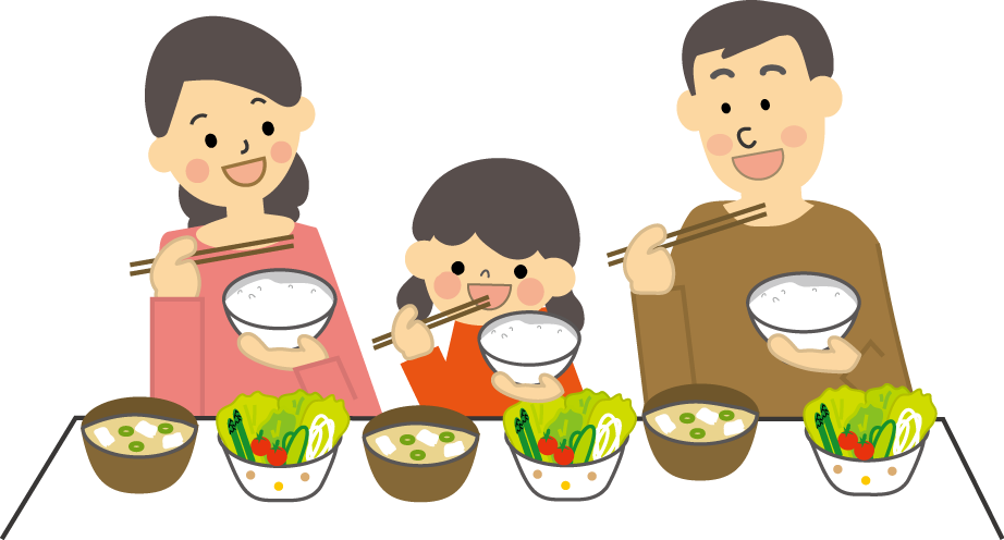無料イラスト画像 ラブリー食事 の イラスト