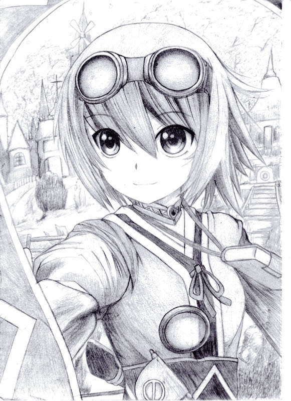 エレガントイラスト 鉛筆 シャーペン 最高の花の画像