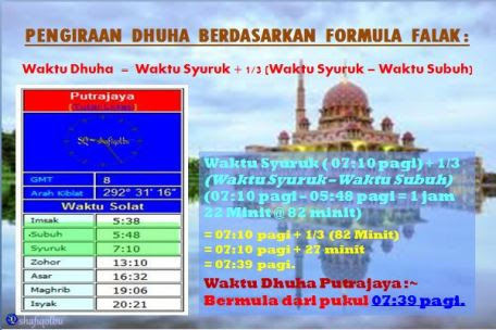 KELEBIHAN SOLAT DHUHA & PENGIRAAN WAKTU - Ana Solehah ...