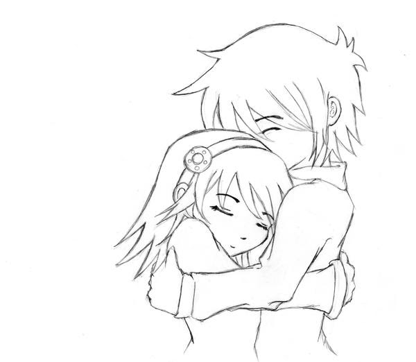 The Best Anime Anime Drawing Boy And Girl Hugging