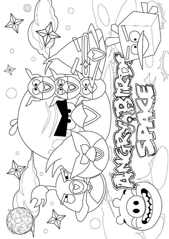 Maybe you would like to learn more about one of these? Kids N Fun Com Coloring Page Angry Bird Space Angry Birds Space