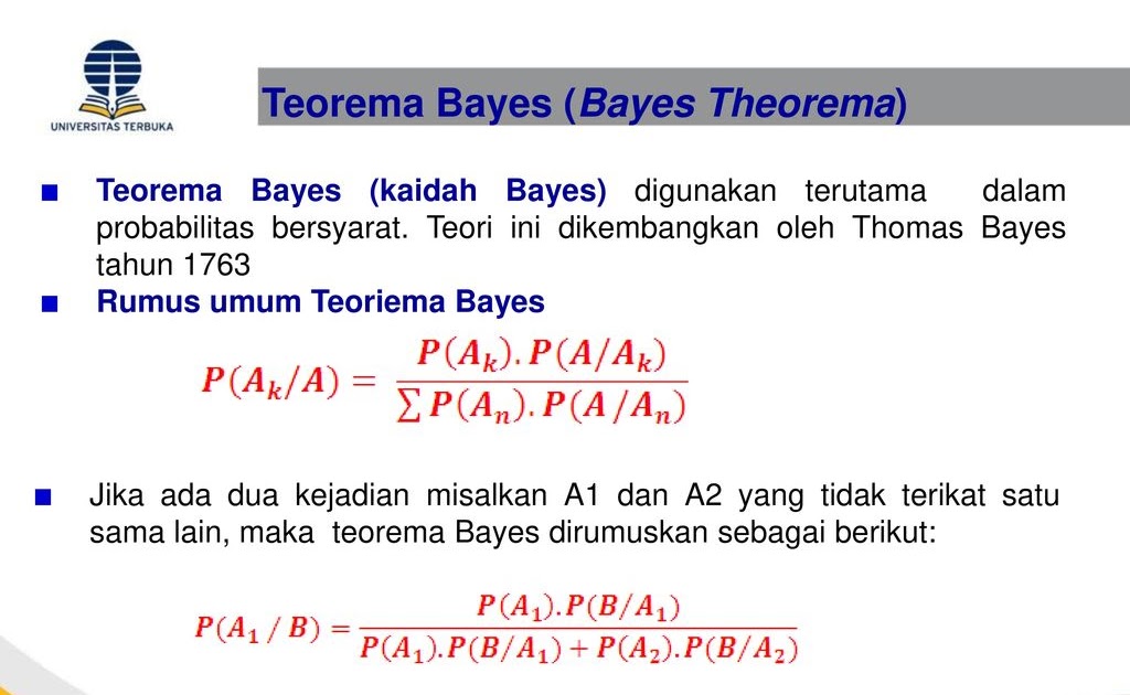 Contoh Soal Probabilitas Dan Teorema Bayes Beserta