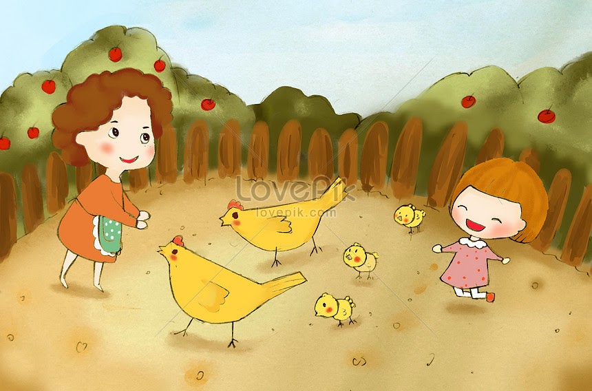 13+ Gambar Kartun Memelihara Ayam - Gambar Kartun Ku